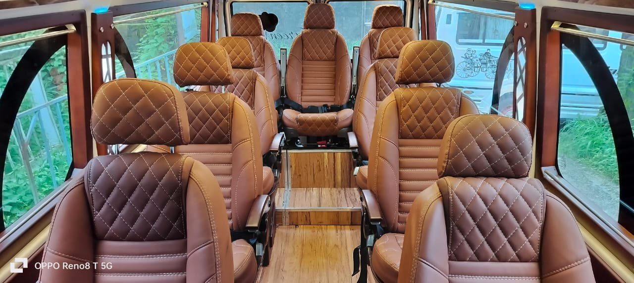 Experience divine comfort and elegance with our luxury tempo service. Plush seating, spacious interiors, and modern amenities make your journey a delightful one. Travel in style and safety as you embark on a spiritual pilgrimage or a scenic exploration. Book now for an unforgettable travel experience."